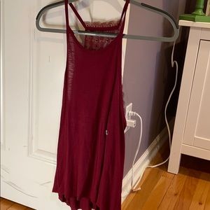 Maroon American Eagle tank top